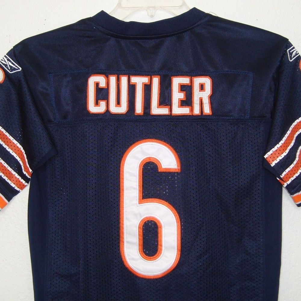 NFL CHICAGO BEARS #6 Jay Cutler Reebok Football Jersey Size YOUTH L